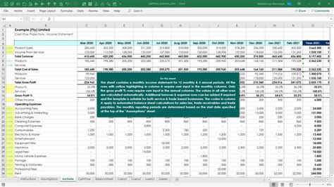 how to make business plan in excel