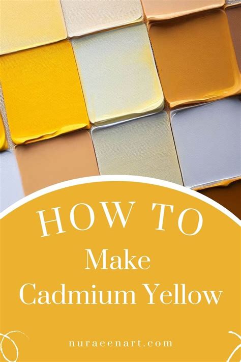 how to make cadmium yellow medium colour