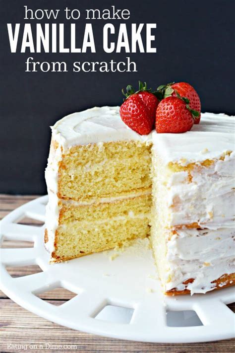 how to make cakes from scratch