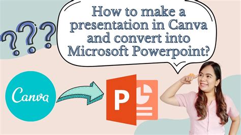 how to make canva presentation into video