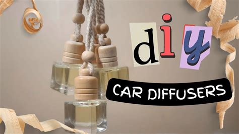 how to make car scent diffuser