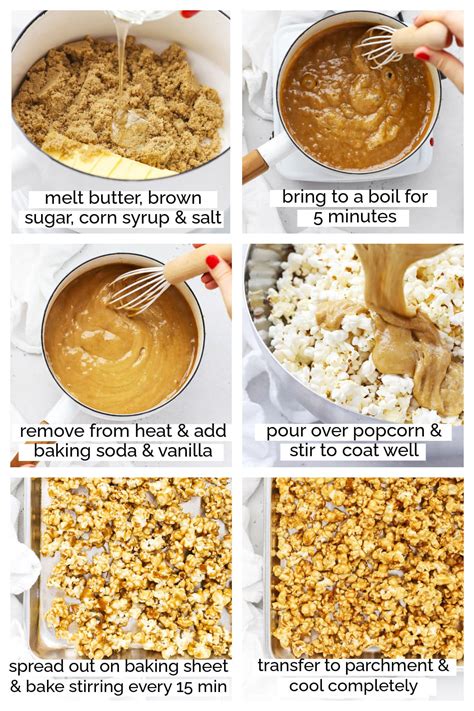 how to make caramel popcorn step by step