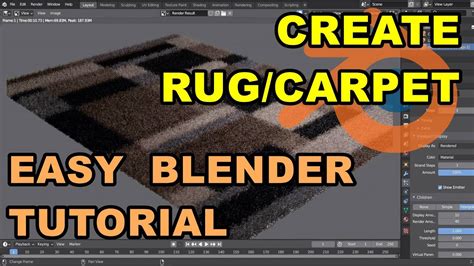 how to make carpet in blender