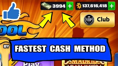 how to make cash in 8 ball pool