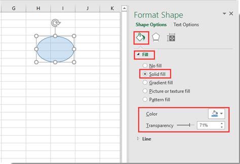 how to make cell fill color transparent in excel