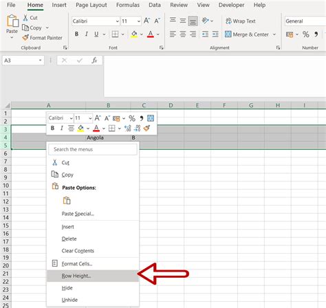 how to make cells bigger in excel online
