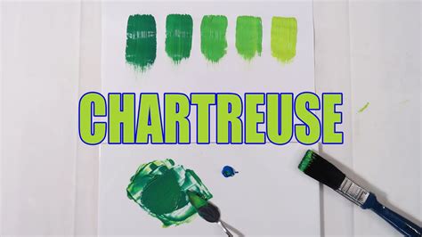 how to make chartreuse color with paint