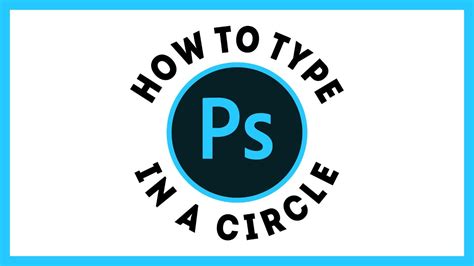 how to make circle letter in photoshop