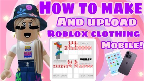 how to make clothes for your group on roblox mobile