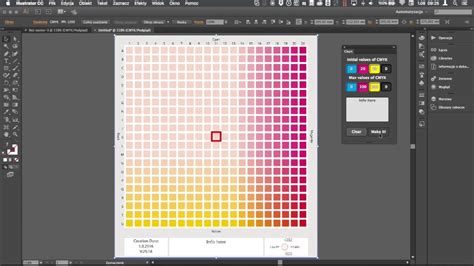 how to make color chart in illustrator