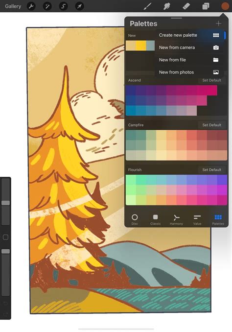 how to make color picker on procreate