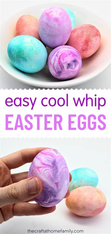 how to make colored eggs with cool whip