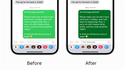 how to make colored text on iphone