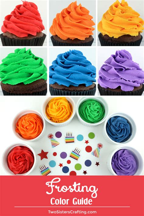 how to make coloured icing for cupcakes