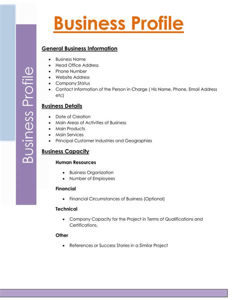 how to make company profile in microsoft word