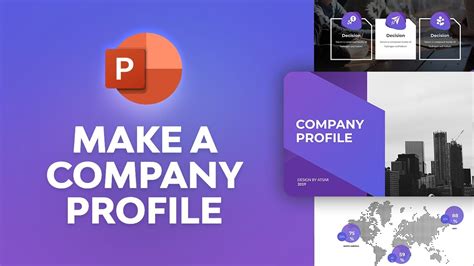 how to make company profile in powerpoint