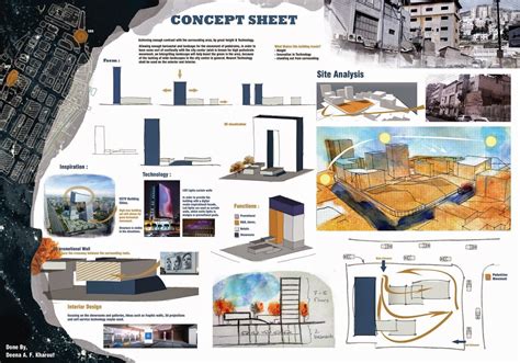 how to make concept sheet in architecture