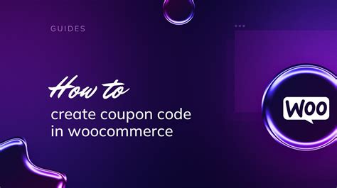 how to make coupon code in woocommerce