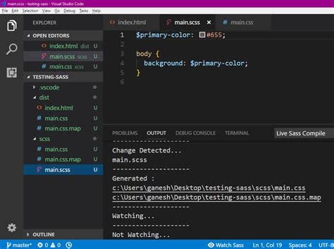 how to make css file in visual studio code