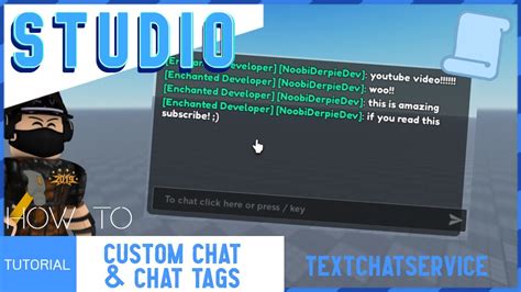 how to make custom chat in roblox studio