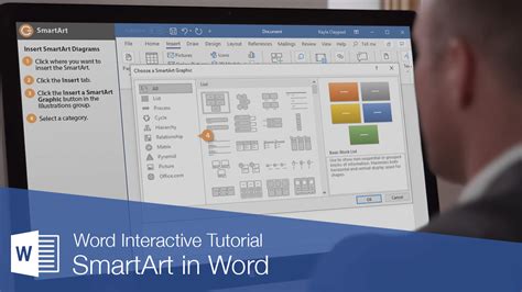 how to make custom smartart in word