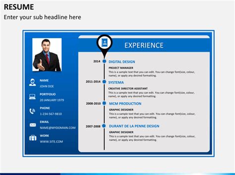 how to make cv in powerpoint