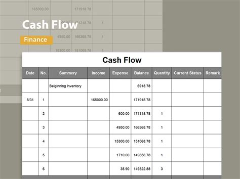 how to make daily cash flow in excel