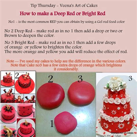 how to make deep red icing color