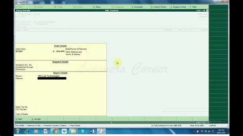 how to make delivery note in tally