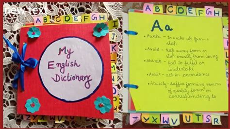 how to make dictionary in english