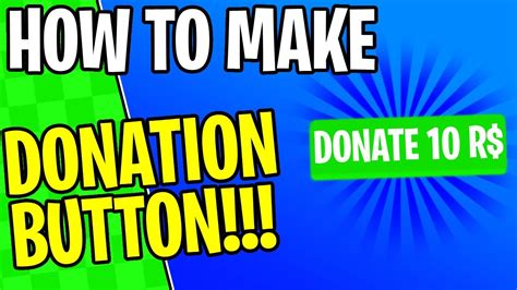 how to make donate button roblox 2024