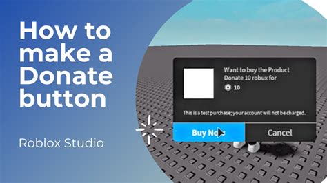 how to make donate button roblox studio