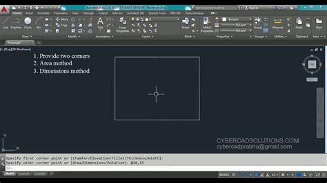 how to make dotted rectangle in autocad