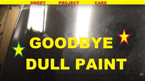 how to make dull black paint shine