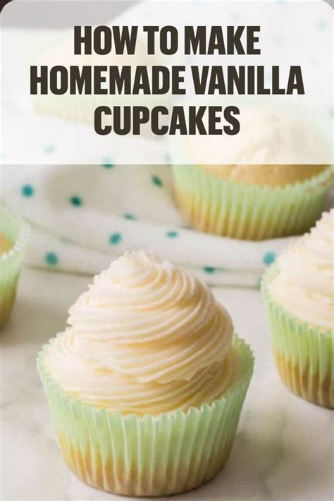 how to make easy vanilla cupcakes from scratch