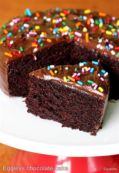 how to make eggless chocolate cake in microwave