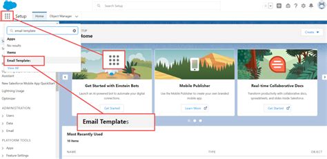 how to make email template in salesforce