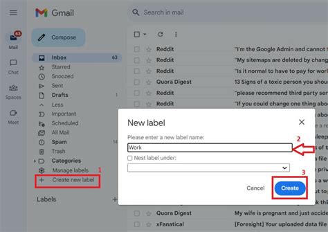 how to make emails go to a specific folder gmail on iphone