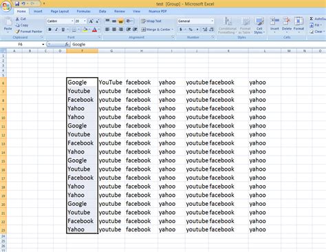 how to make entire row uppercase in excel