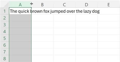 how to make excel box bigger to fit text