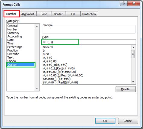 how to make excel not show 0