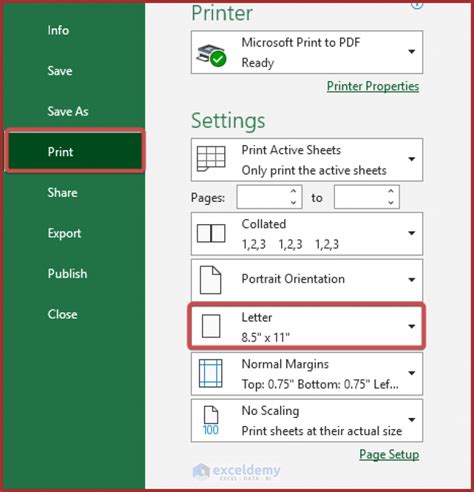 how to make excel spreadsheet bigger when printing
