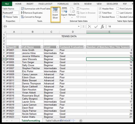 how to make excel tables look good in word