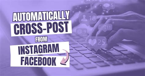 how to make facebook page posts automatically post on instagram