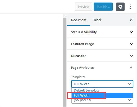 how to make featured image full width wordpress