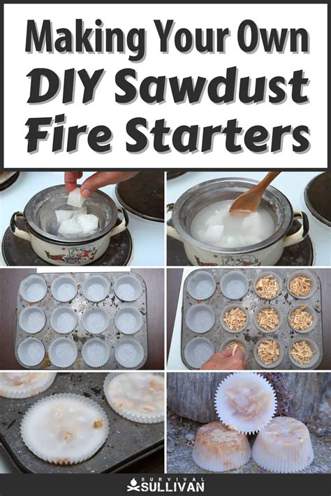 how to make fire starters with sawdust and egg cartons
