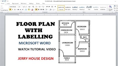 how to make floor plan in microsoft word