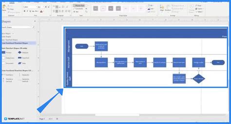 how to make flowchart in microsoft visio