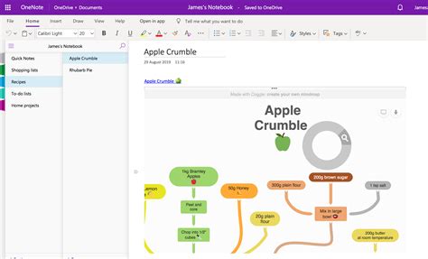 how to make flowchart in onenote