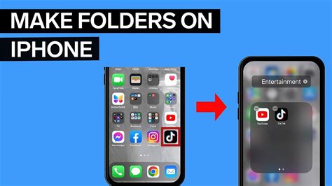 how to make folders on iphone 16